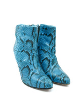 Turquoise Snakeskin Boots, 38.5 Accessory arcadeshops.com