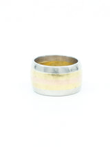 18k Tri-Color Gold Cigar Band Ring Fine Jewelry arcadeshops.com