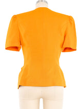 Albert Nipon Tangerine Short Sleeve Jacket Jacket arcadeshops.com