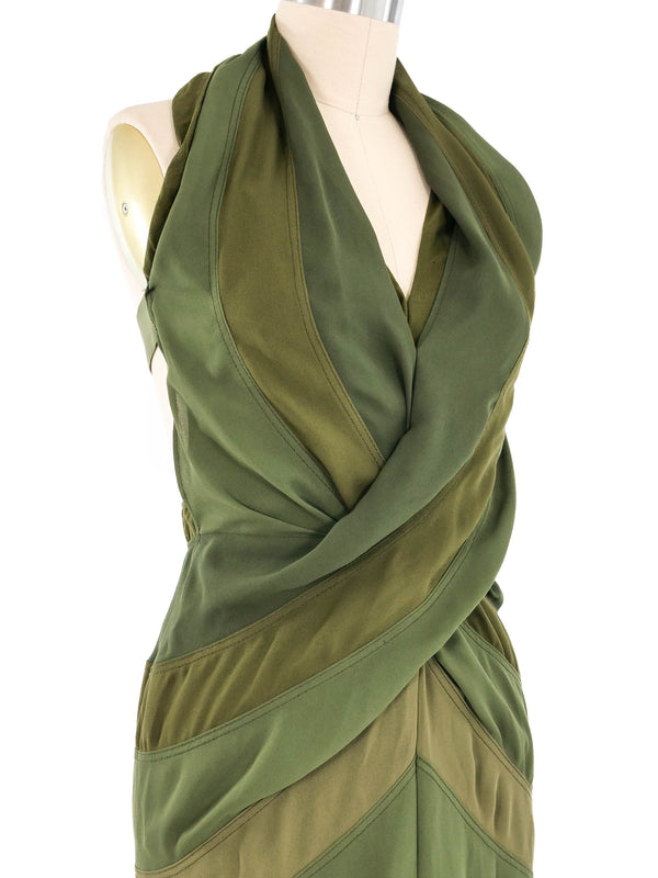 Junya Watanabe Comme des Garcons Paneled Halter Dress Dress arcadeshops.com