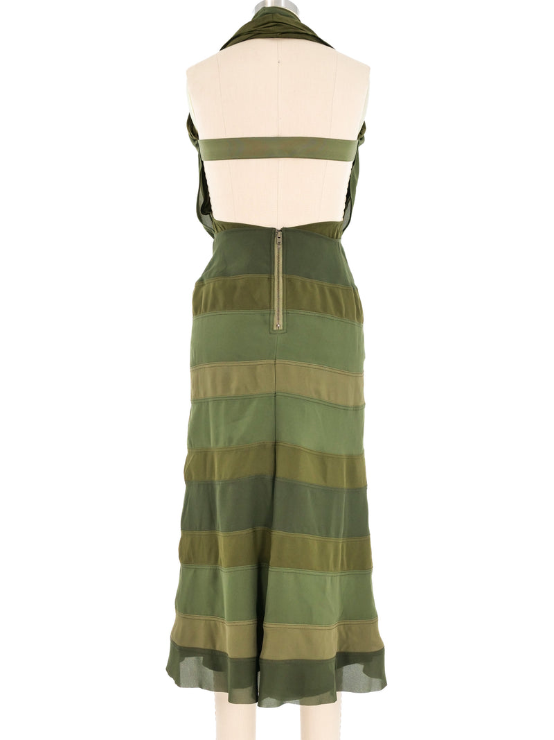 Junya Watanabe Comme des Garcons Paneled Halter Dress Dress arcadeshops.com