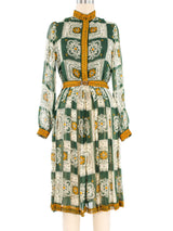 Anne Fogarty Printed Chiffon Dress Dress arcadeshops.com