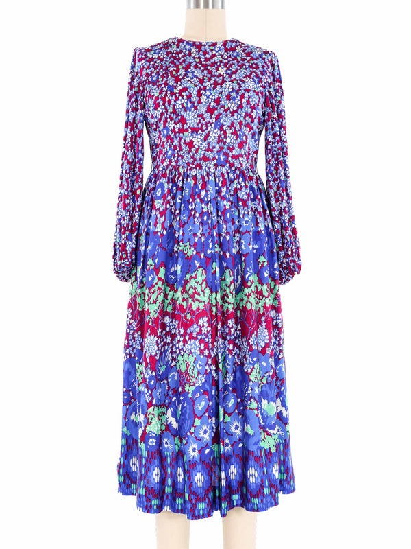 Lanvin Floral Jersey Printed Dress Dress arcadeshops.com