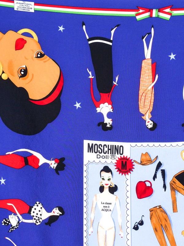 Moschino Doll Silk Scarf Accessory arcadeshops.com