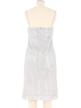 Chanel Silver Mesh Tank Dress Dress arcadeshops.com