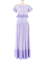 Valentino Lavender Pleated Gown  arcadeshops.com