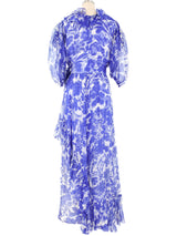 Hardy Amies Ruffled Silk Organza Gown Dress arcadeshops.com