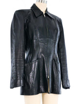 Thierry Mugler Leather Jacket Jacket arcadeshops.com