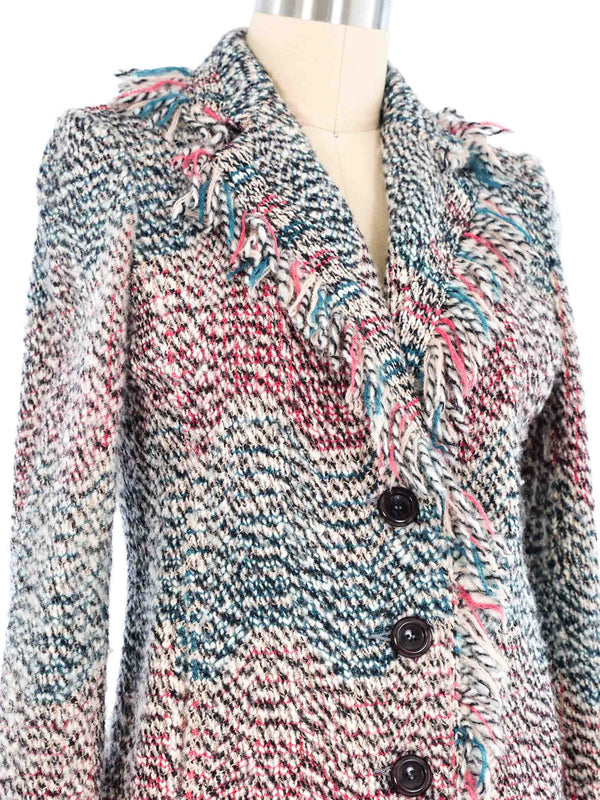 Missoni Fringe Knit Jacket Jacket arcadeshops.com