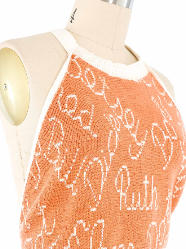 Alley Cat Signature Knit Halter Top arcadeshops.com