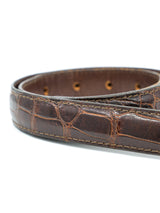 Barry Kieselstein Cord Alligator Modernist Buckle Belt Accessory arcadeshops.com