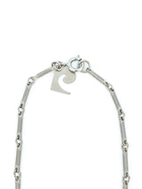 1960s Pierre Cardin Mod Silver Necklace Jewelry arcadeshops.com