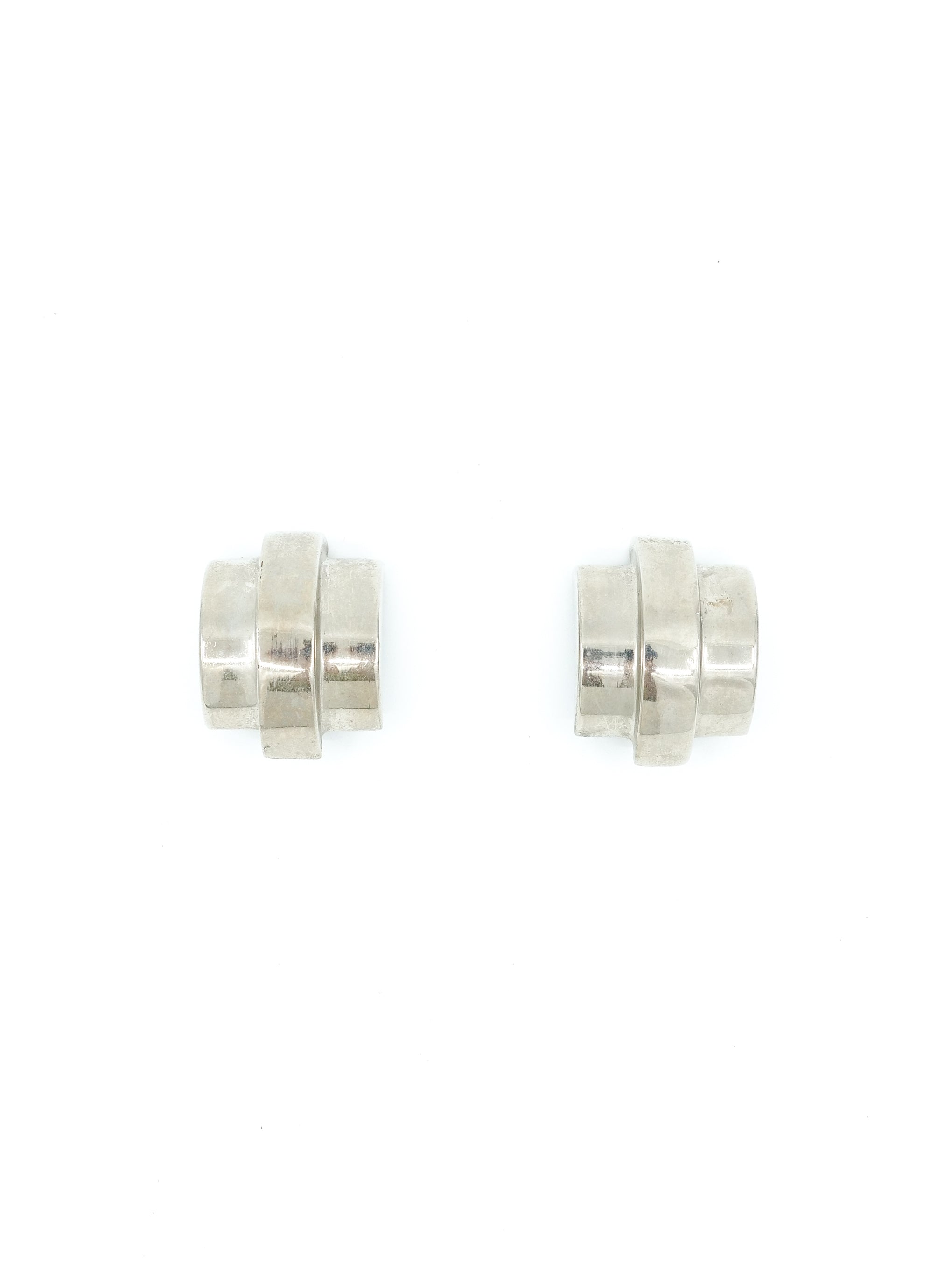 Donatella Pellini Modernist Silver Earrings