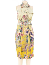 Jean Paul Gaultier Bug Print Wrap Dress Dress arcadeshops.com