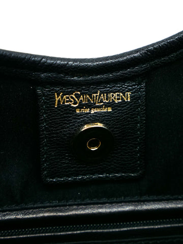 Yves Saint Laurent, Bags, Ysl Mombasa Pre Loved Yves Yves Tan Leather  Mini Horn Ba Satchel