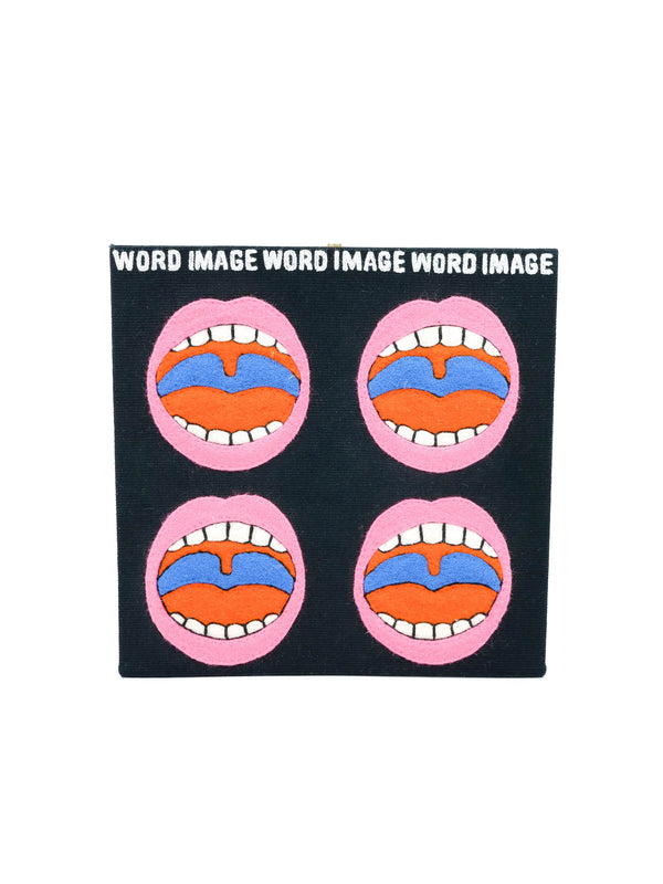 Olympia Le-Tan Felted Mouth Clutch Accessory arcadeshops.com