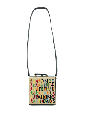 Olympia Le-Tan Talking Heads Needlepoint Box Bag