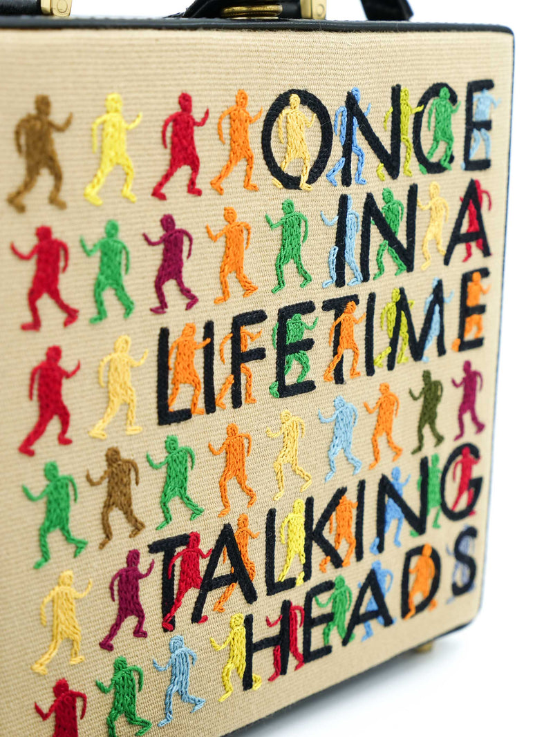 Olympia Le-Tan Talking Heads Needlepoint Box Bag Bags arcadeshops.com