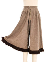 Yves Saint Laurent Wool Culottes Bottom arcadeshops.com