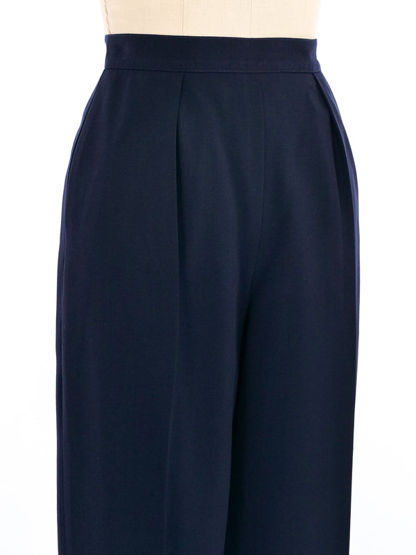 Chanel Navy Trousers Bottom arcadeshops.com