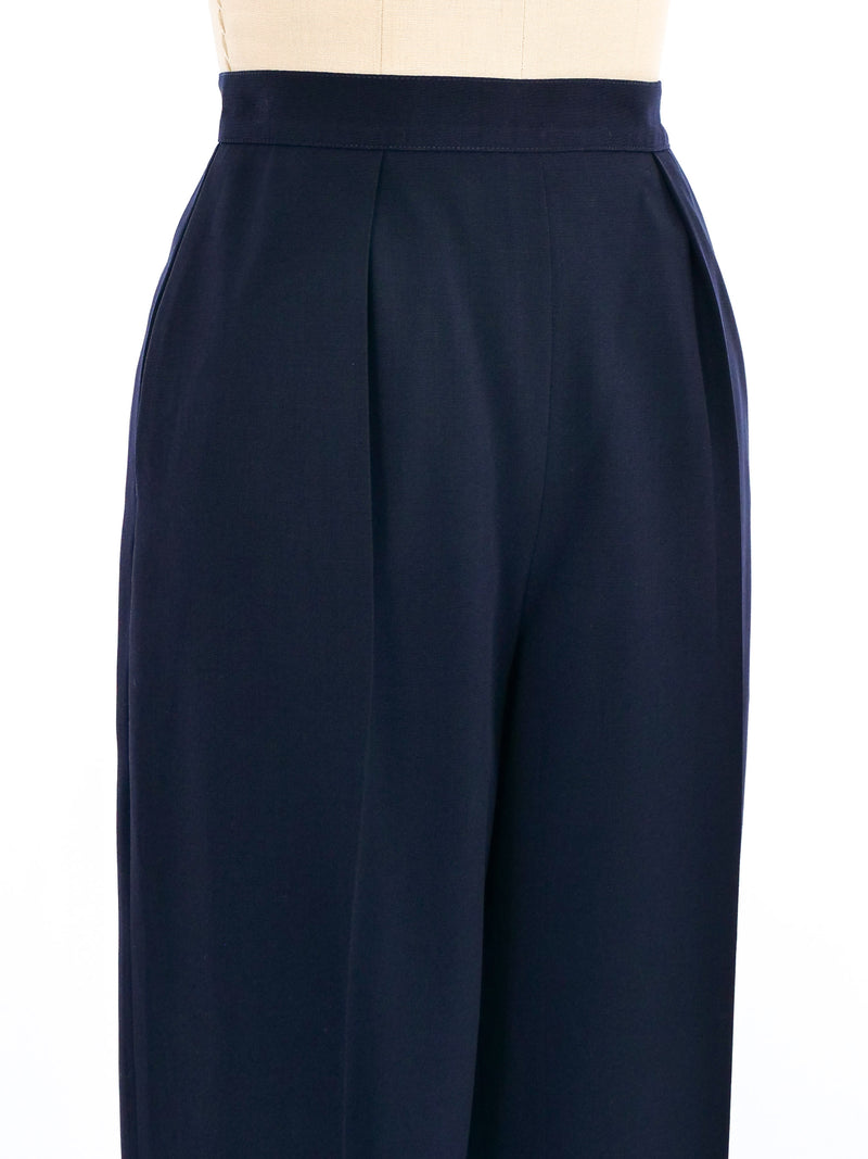 Chanel Navy Trousers Bottom arcadeshops.com