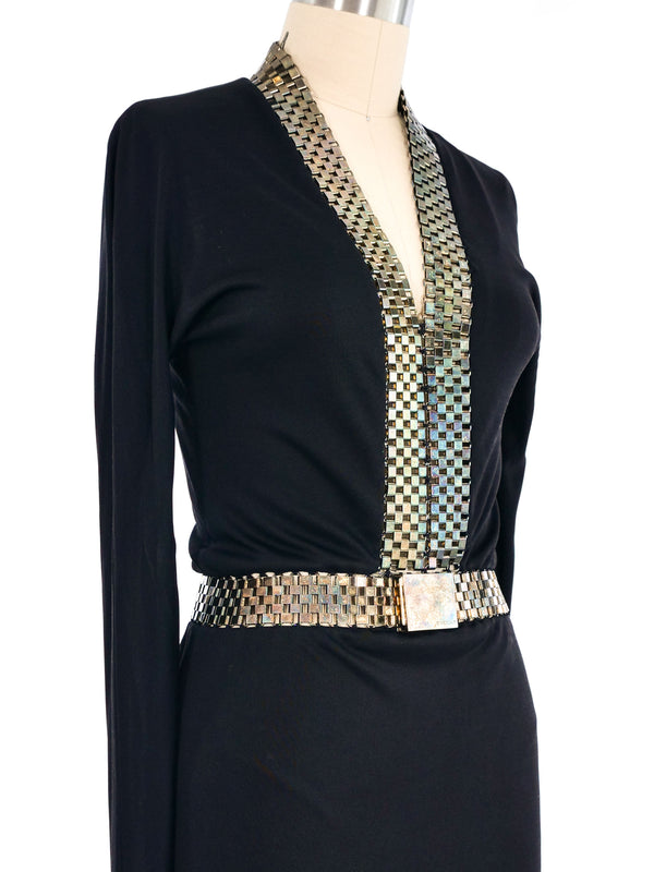 2000s Givenchy Chainmail Embellished Dress Dress arcadeshops.com