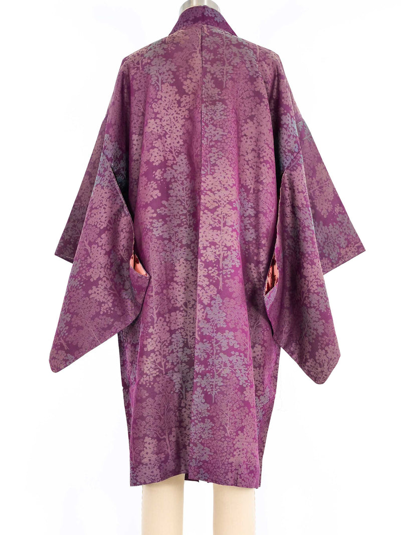 Purple Jacquard Kimono Jacket arcadeshops.com