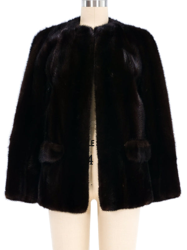 Cropped Mink Coat Outerwear arcadeshops.com