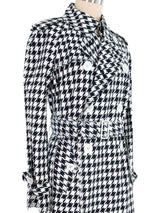 Junya Watanabe Comme des Garcons Deconstructed Houndstooth Coat Jacket arcadeshops.com