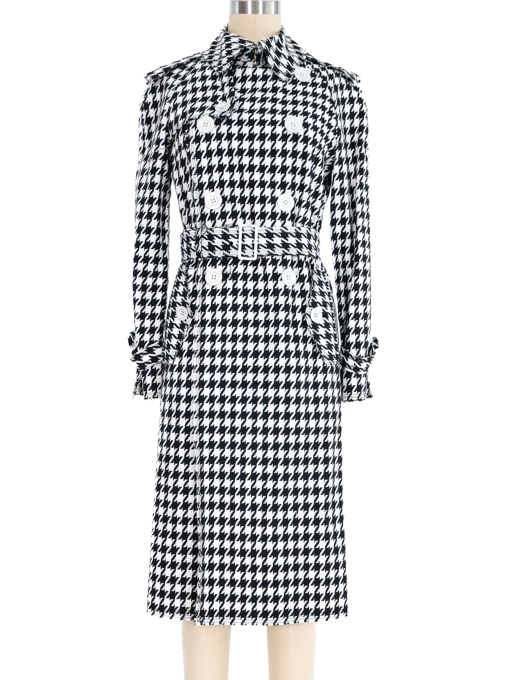 大人上品なおすすめコーデ des Comme Watanabe Junya Garcons Coat Houndstooth Deconstructed ジャケット・アウター