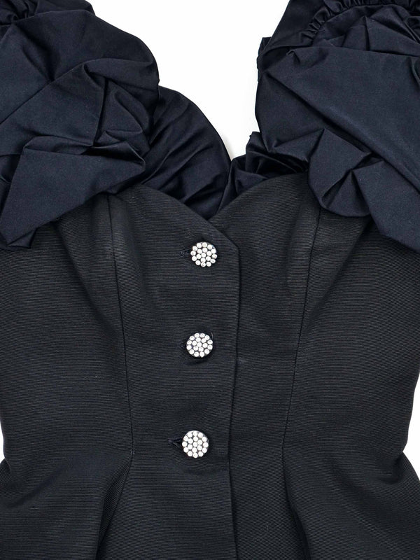 1980s Bergdorf Goodman Bustier Top Top arcadeshops.com