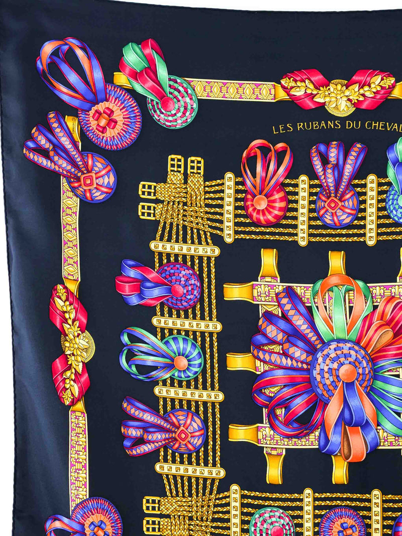 1988 Hermes Les Rubans du Cheval Scarf Accessory arcadeshops.com