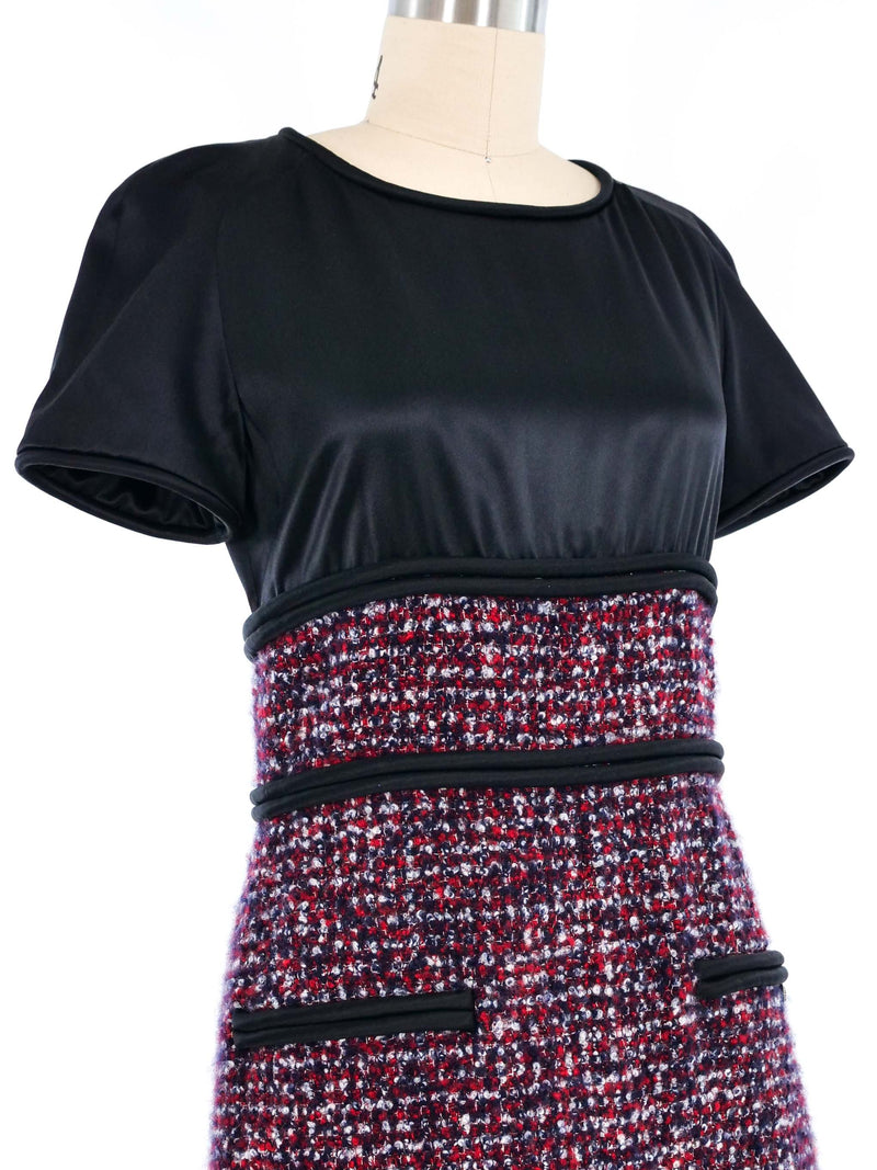 Chanel Silk And Tweed Dress Dress arcadeshops.com