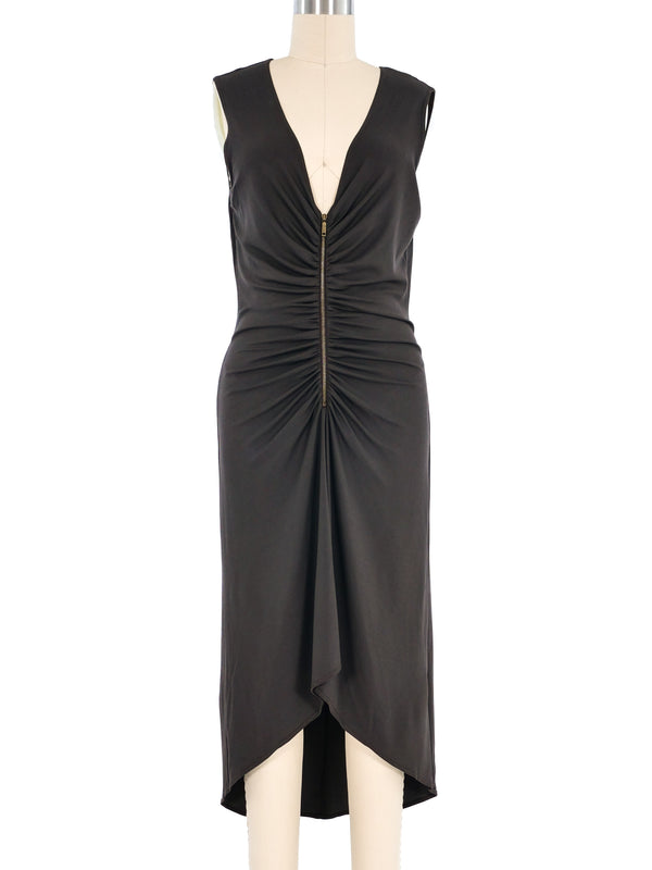 Celine Ruched Front Jersey Dress Dress arcadeshops.com