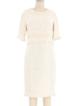 Chanel Cream Tweed Dress Dress arcadeshops.com