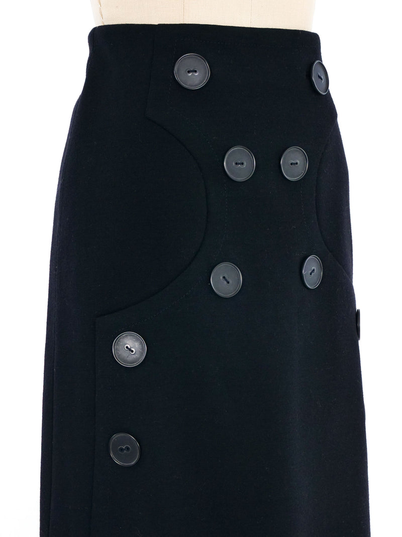 2005 Christian Dior Haute Couture Button Skirt Bottom arcadeshops.com