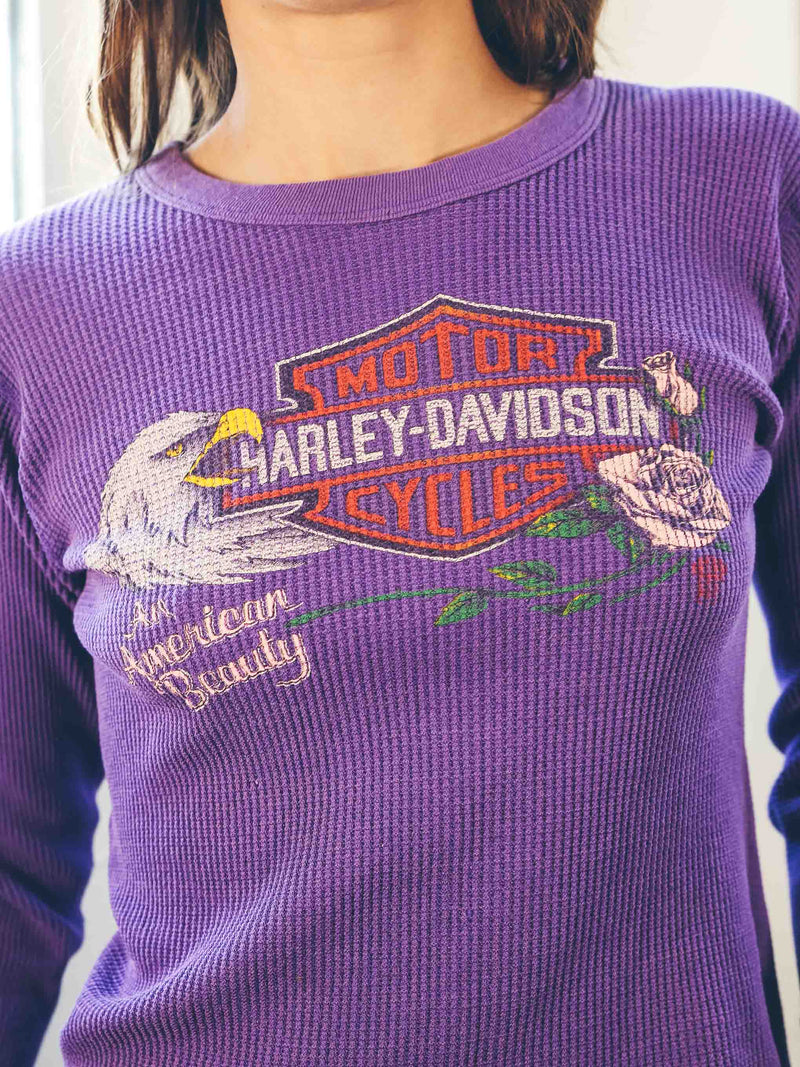 Harley Davidson Purple Thermal T-Shirt arcadeshops.com