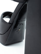 Prada Leather Platform Heels, 37.5 Shoes arcadeshops.com