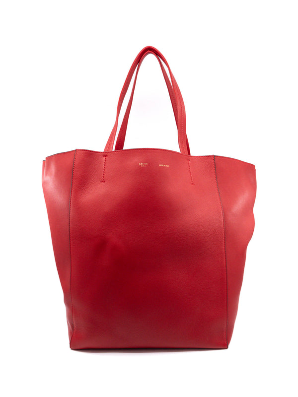 Celine Red Phantom Cabas Tote Bags arcadeshops.com