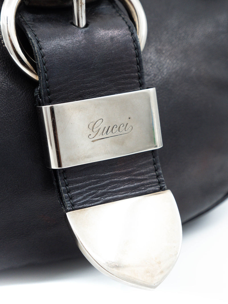 Gucci Black Leather Romy Messenger Bag Bags arcadeshops.com