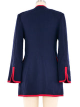 Christian Dior Couture Navy Jacket Jacket arcadeshops.com