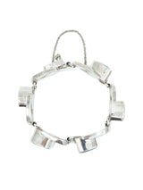 Mexican Sterling Onyx Link Bracelet Jewelry arcadeshops.com