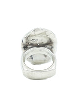 Modernist Oversized Sterling Oval Ring Jewelry arcadeshops.com