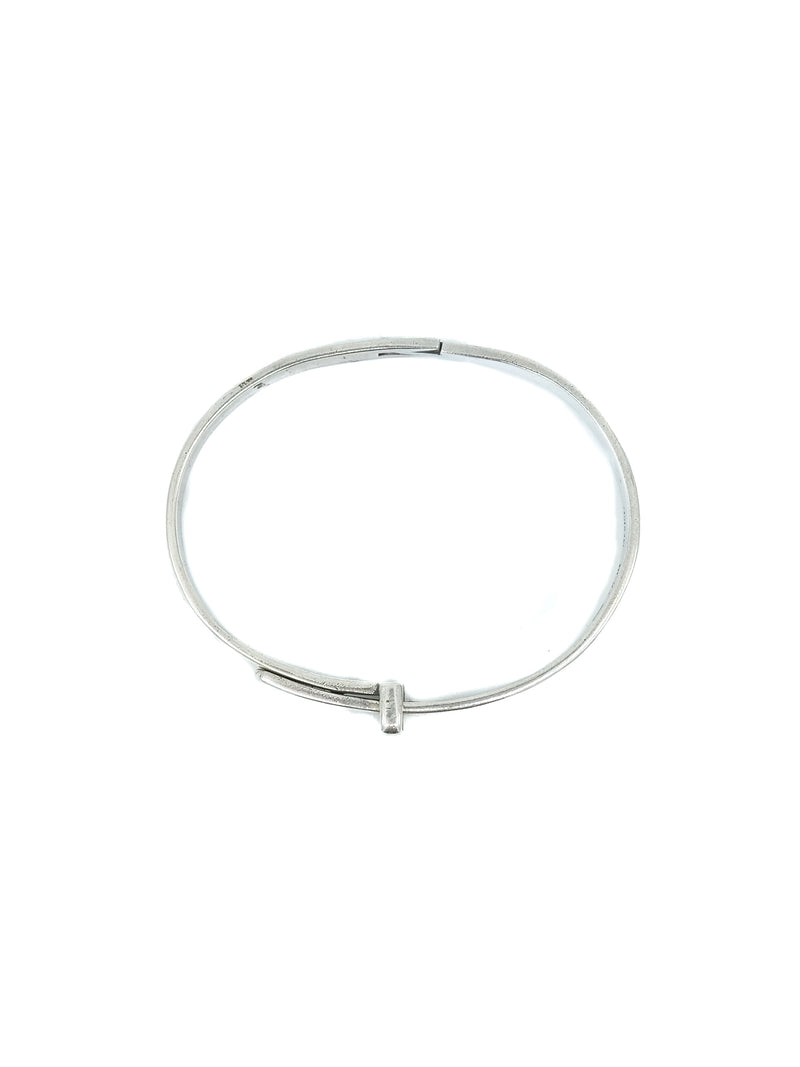 Mexican Sterling Latch Bangle Jewelry arcadeshops.com