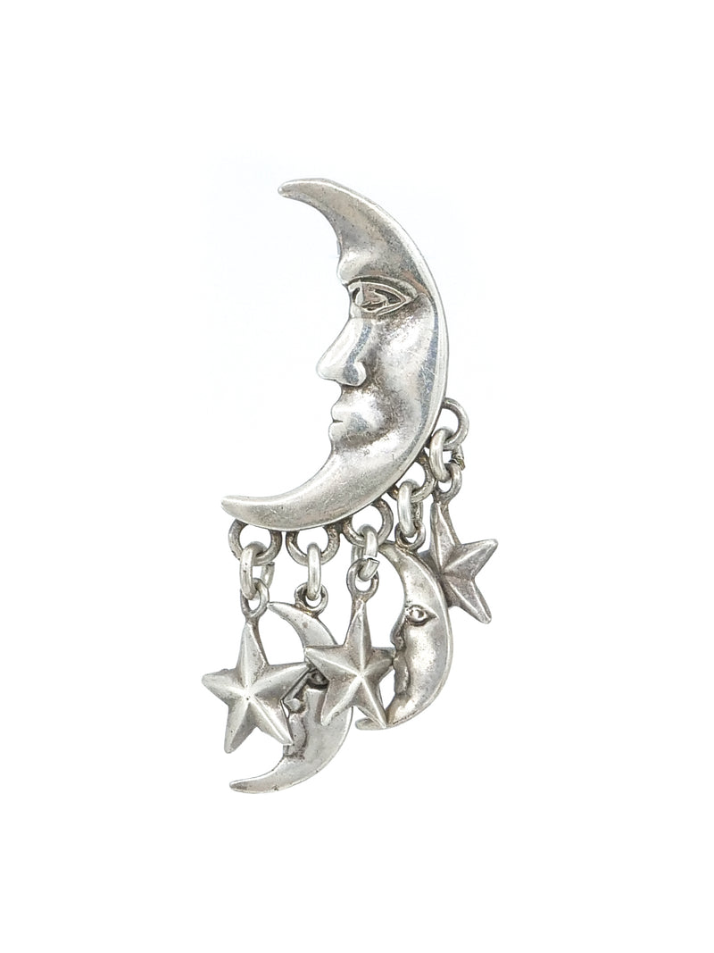 Man In The Moon Charm Earrings Jewelry arcadeshops.com