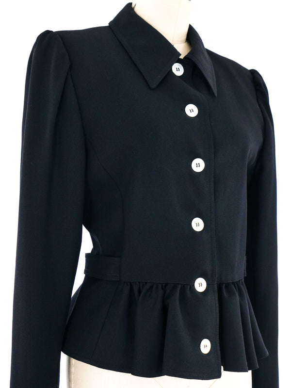 1990s Valentino Peplum Jacket Jacket arcadeshops.com