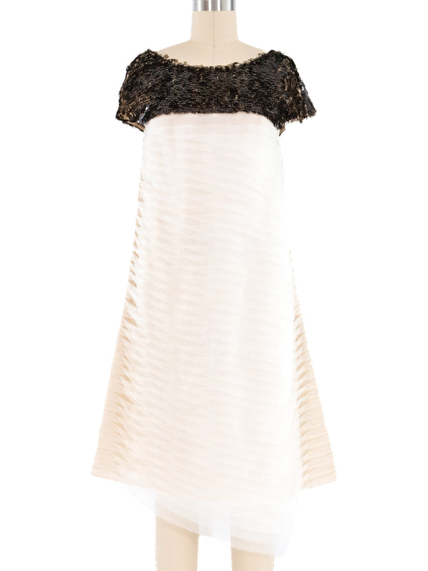Chanel Layered Silk Dress Dress arcadeshops.com