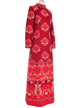 Metallic Lotus Jersey Gown Dress arcadeshops.com