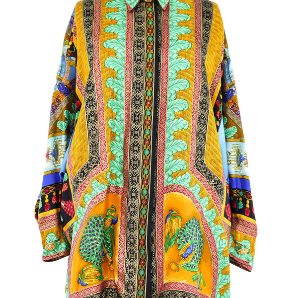 トップス vintage made in ITALY VERSACE silk shirt arcadeshops.com-
