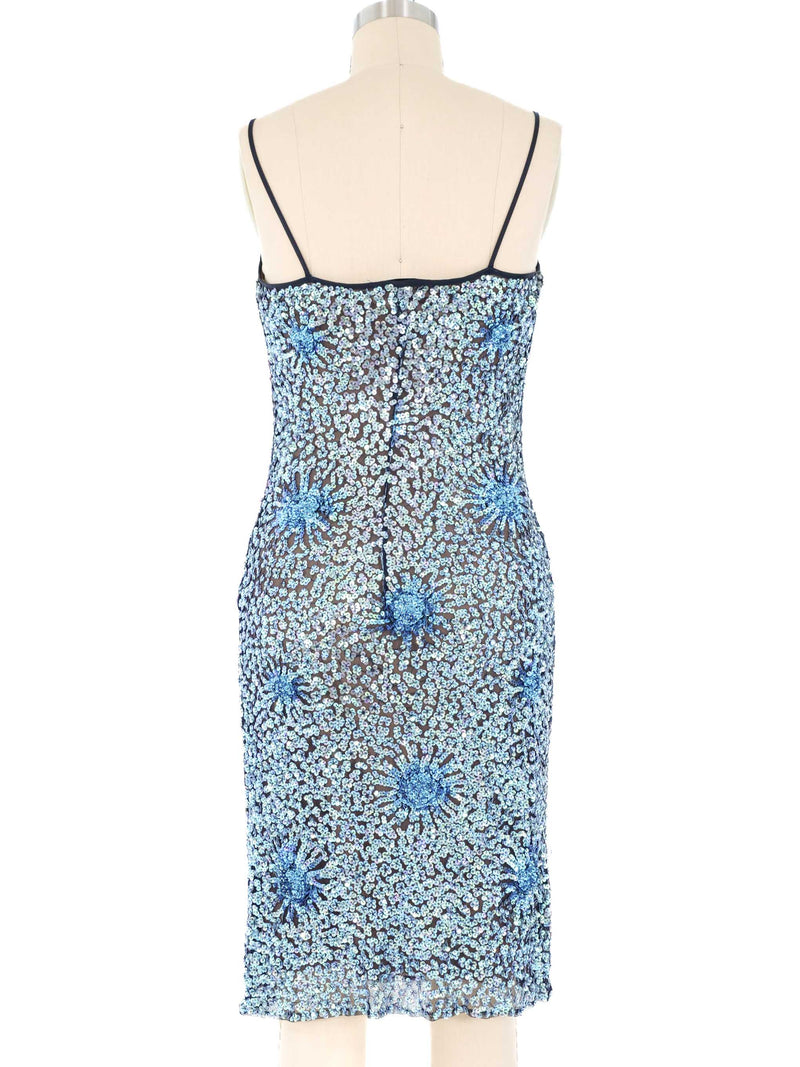 Vivienne Tam Floral Sequin Mini Dress arcadeshops.com